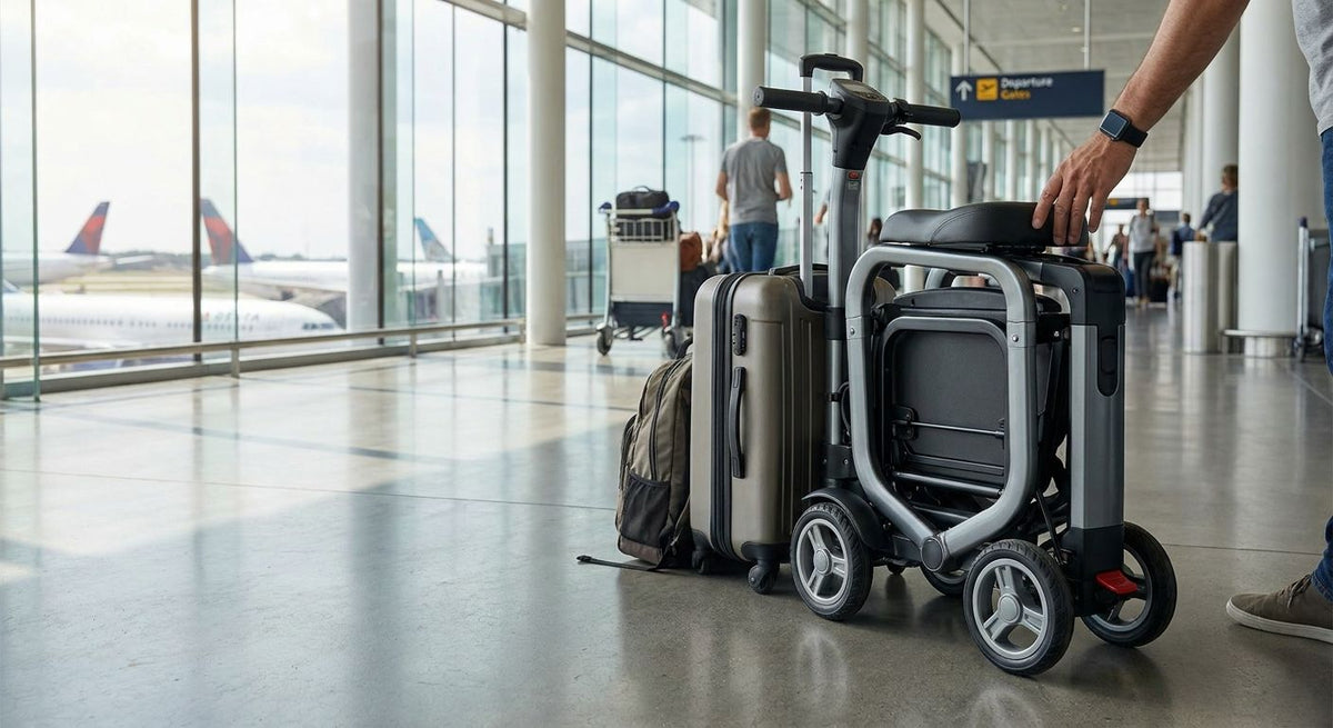 Mobility scooters for air travel
