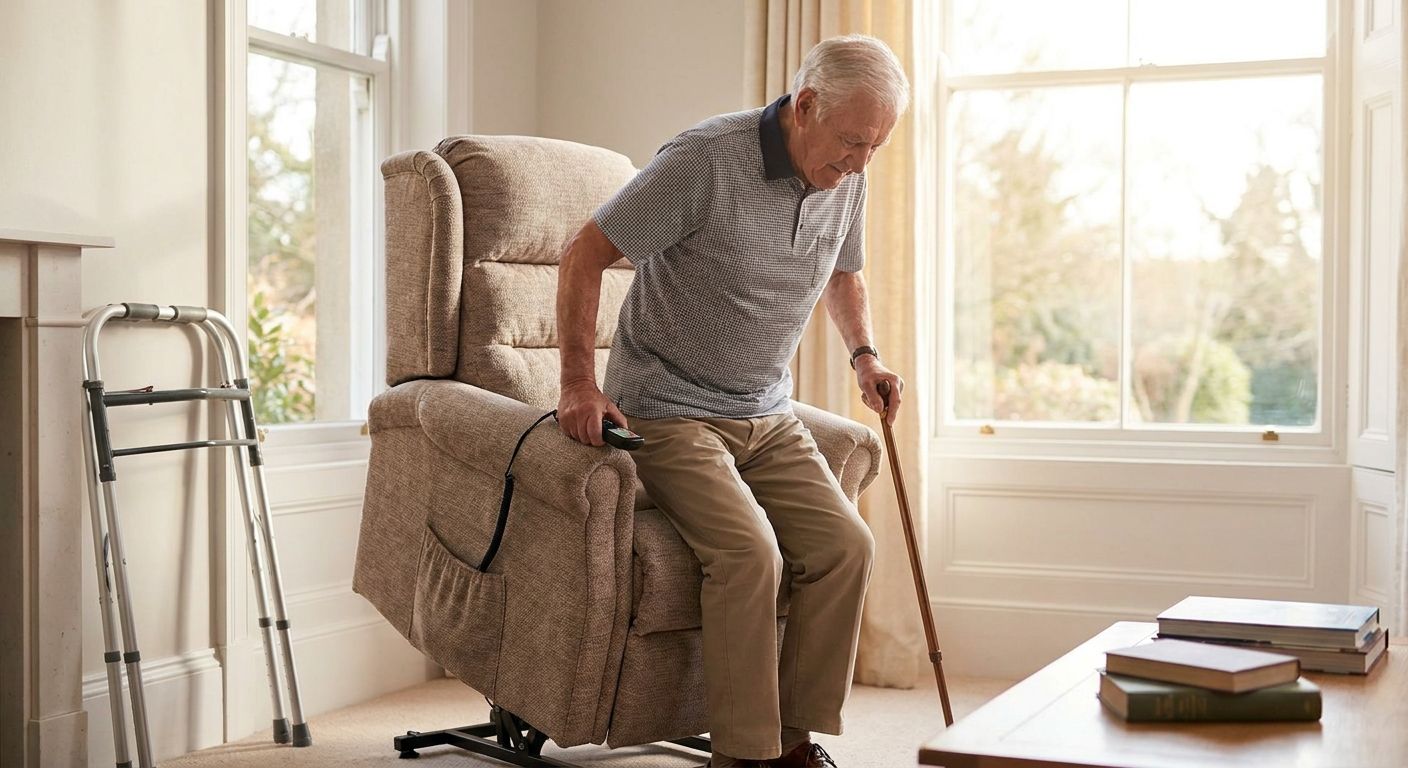 Lift chairs for balance disorders and fall prevention