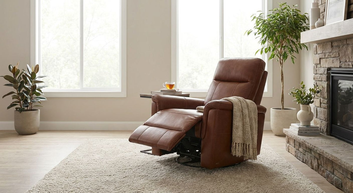 Zero gravity leather recliners for the living room