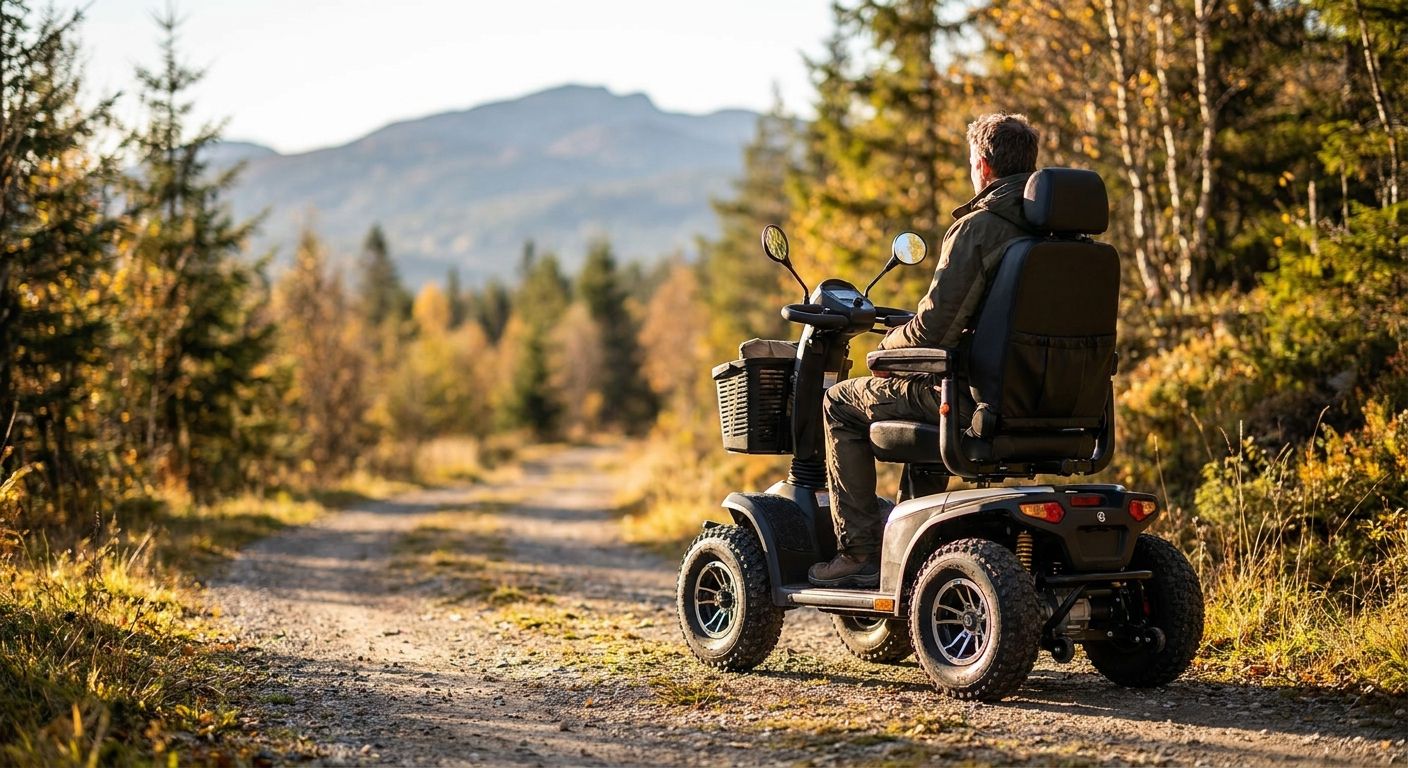 Mobility scooters for outdoor adventures