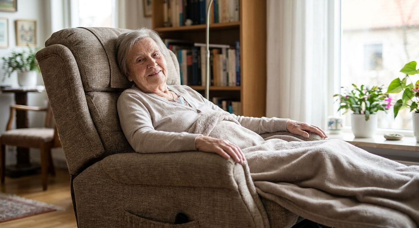Incline chairs for elderly comfort and support