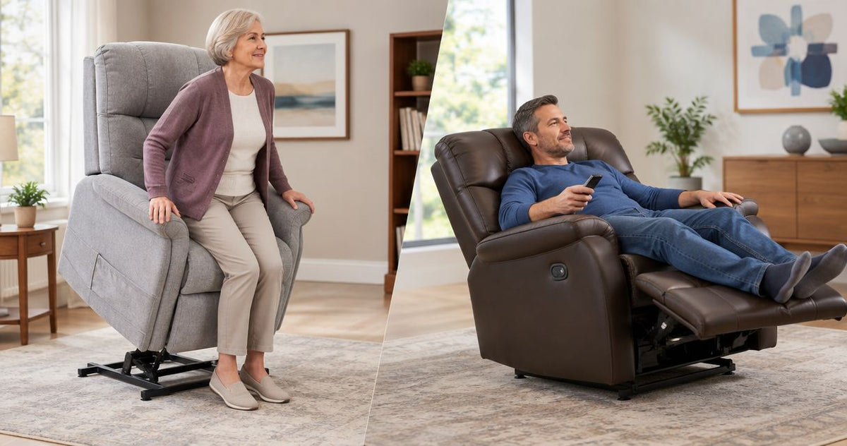 Lift chair vs power recliner: what is the difference?
