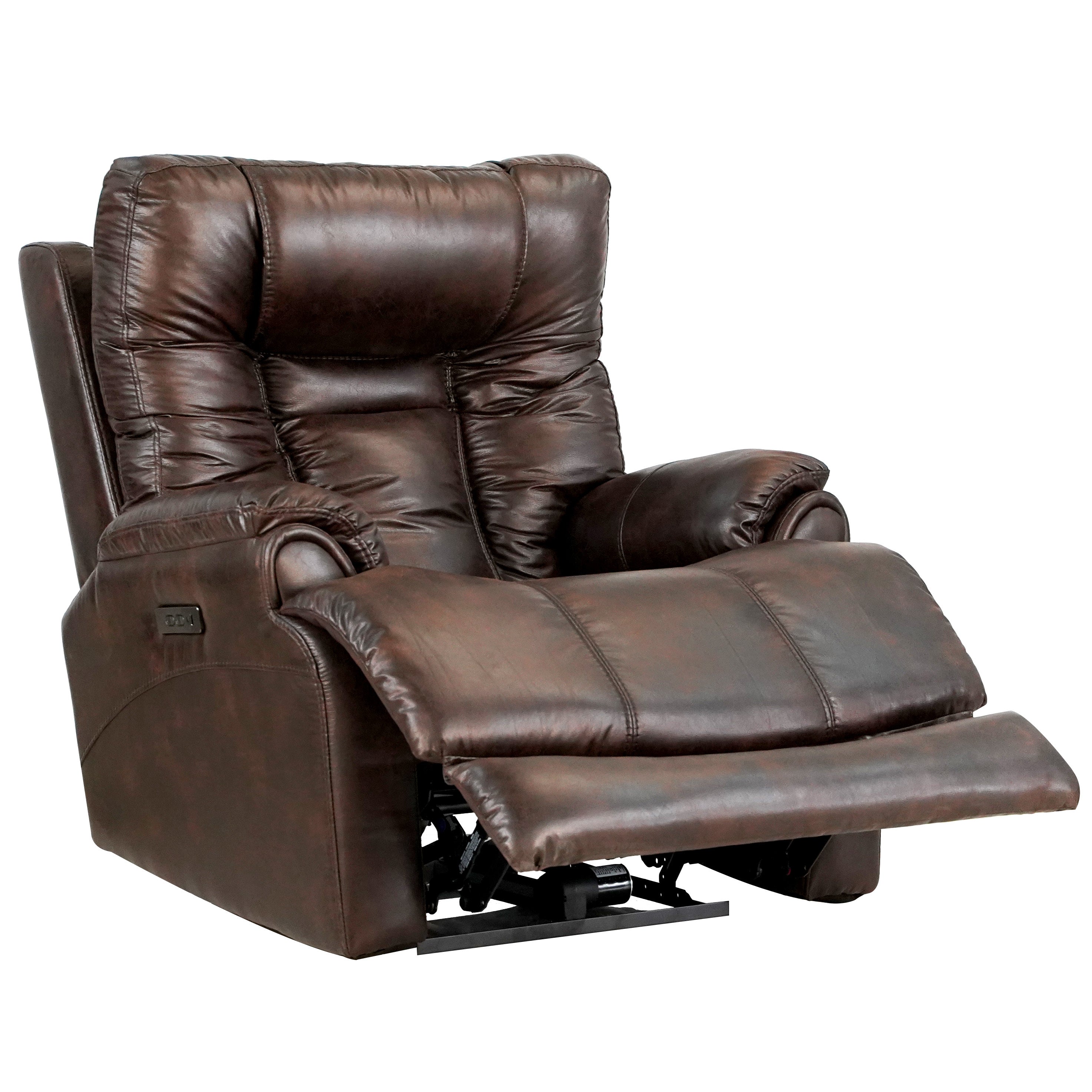 Cloud 9 Lounge Chair 37.5 Width Zero Gravity Power Recliner with Power Headrest - Brown (FREE 2 Years Warranty)