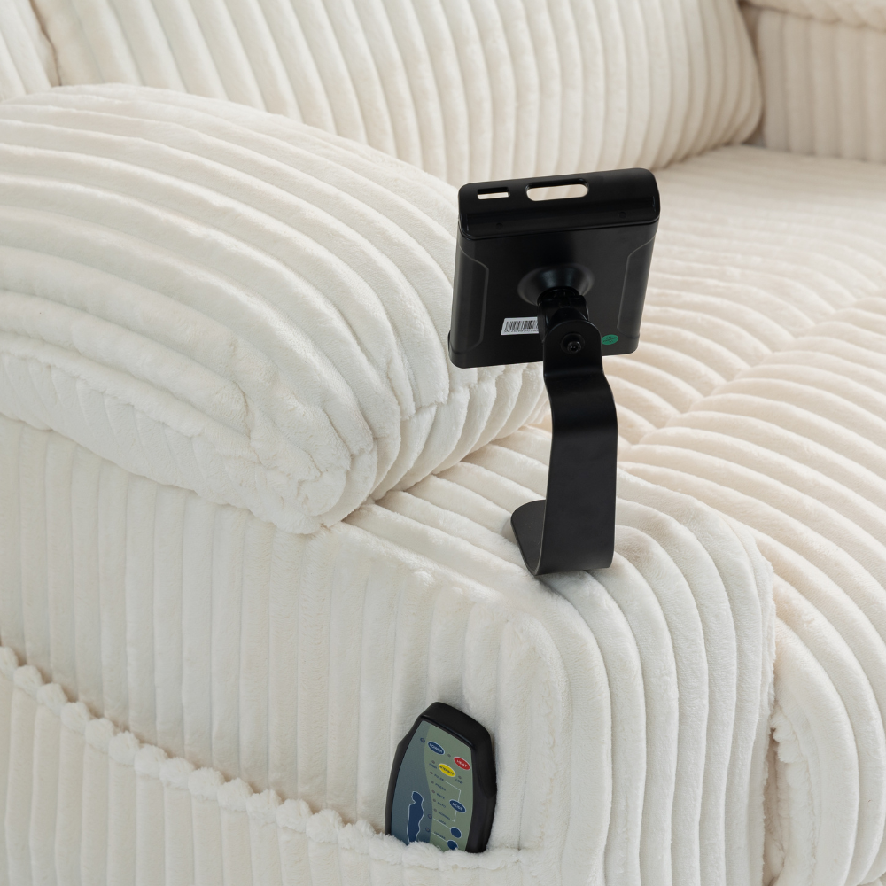 Power Swivel Rocker Recliner with Massage & Heat.
