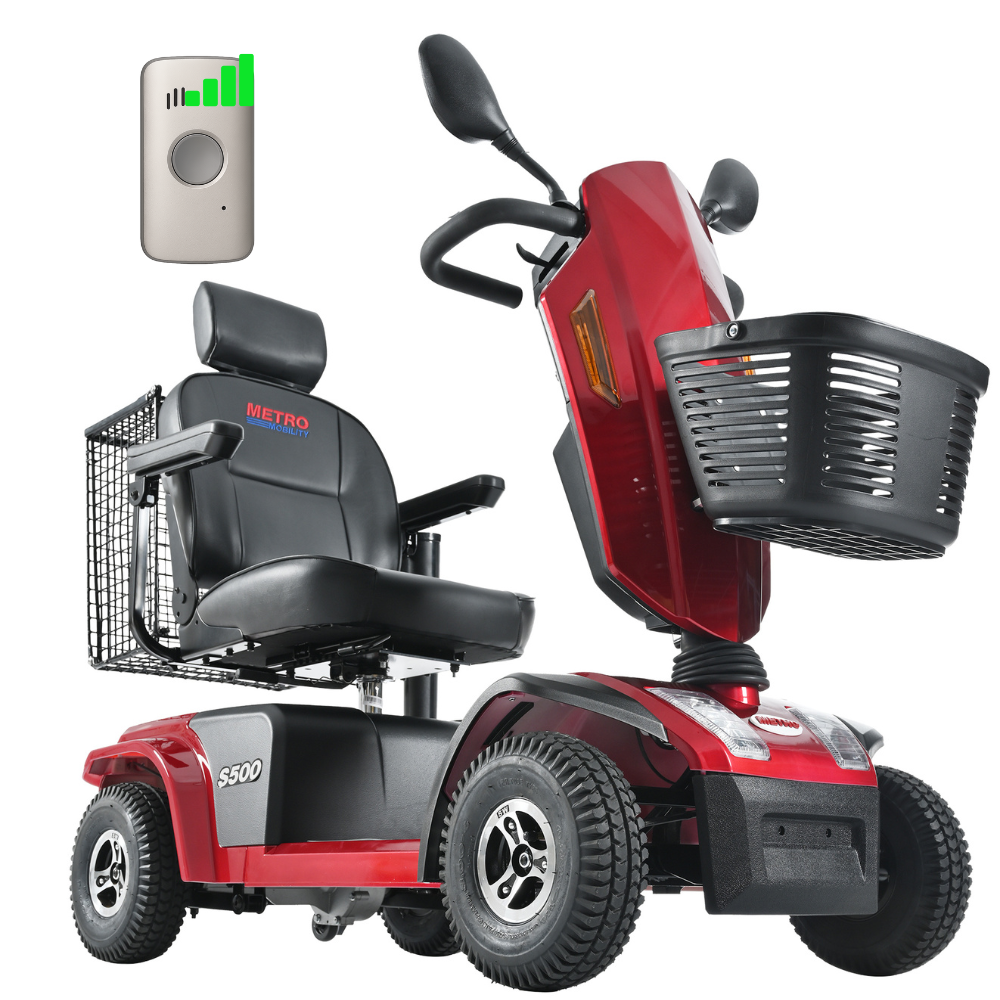 Metro Mobility S500-RED Heavy Duty Mobility Scooter