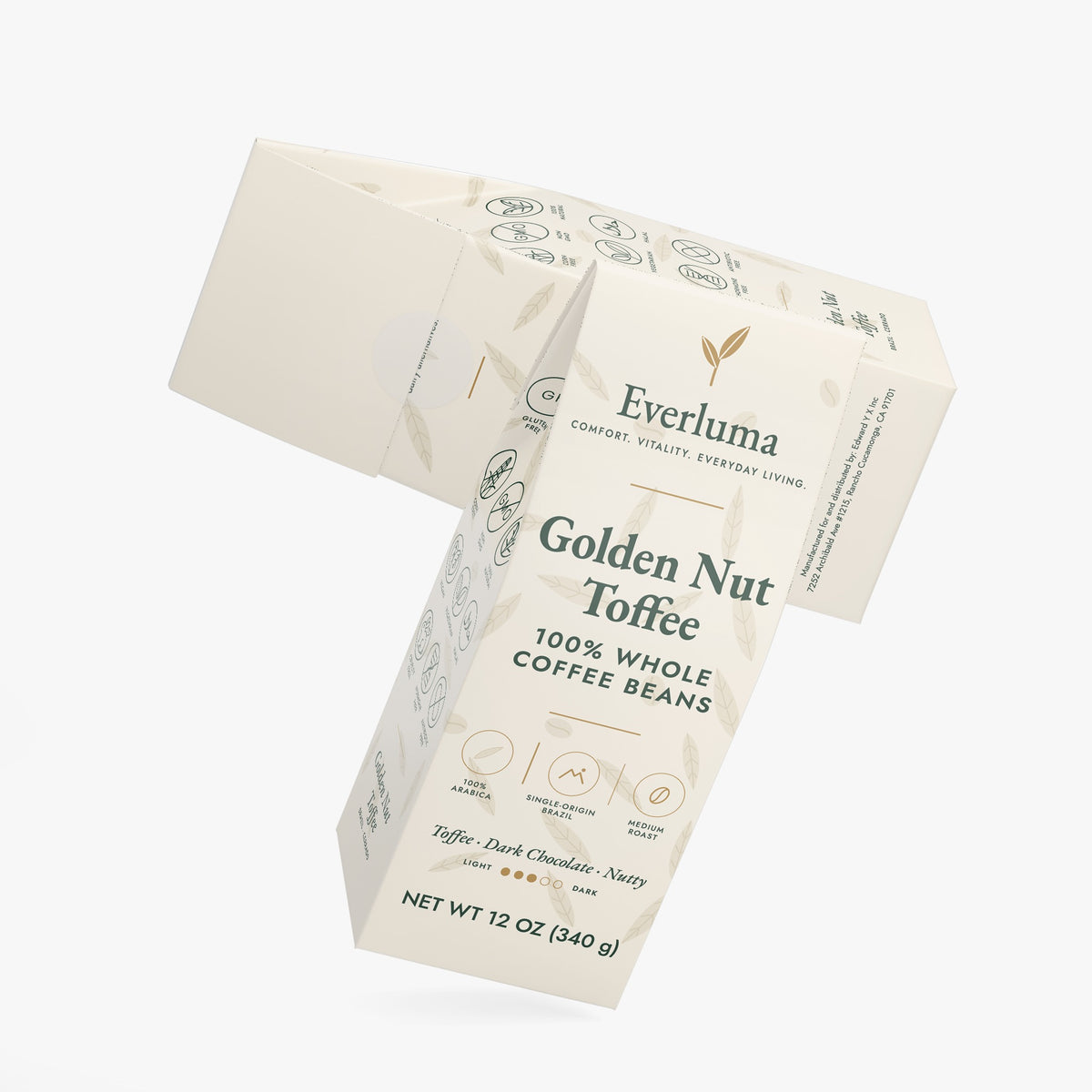 Golden Nut Toffee Coffee (Medium Roast).