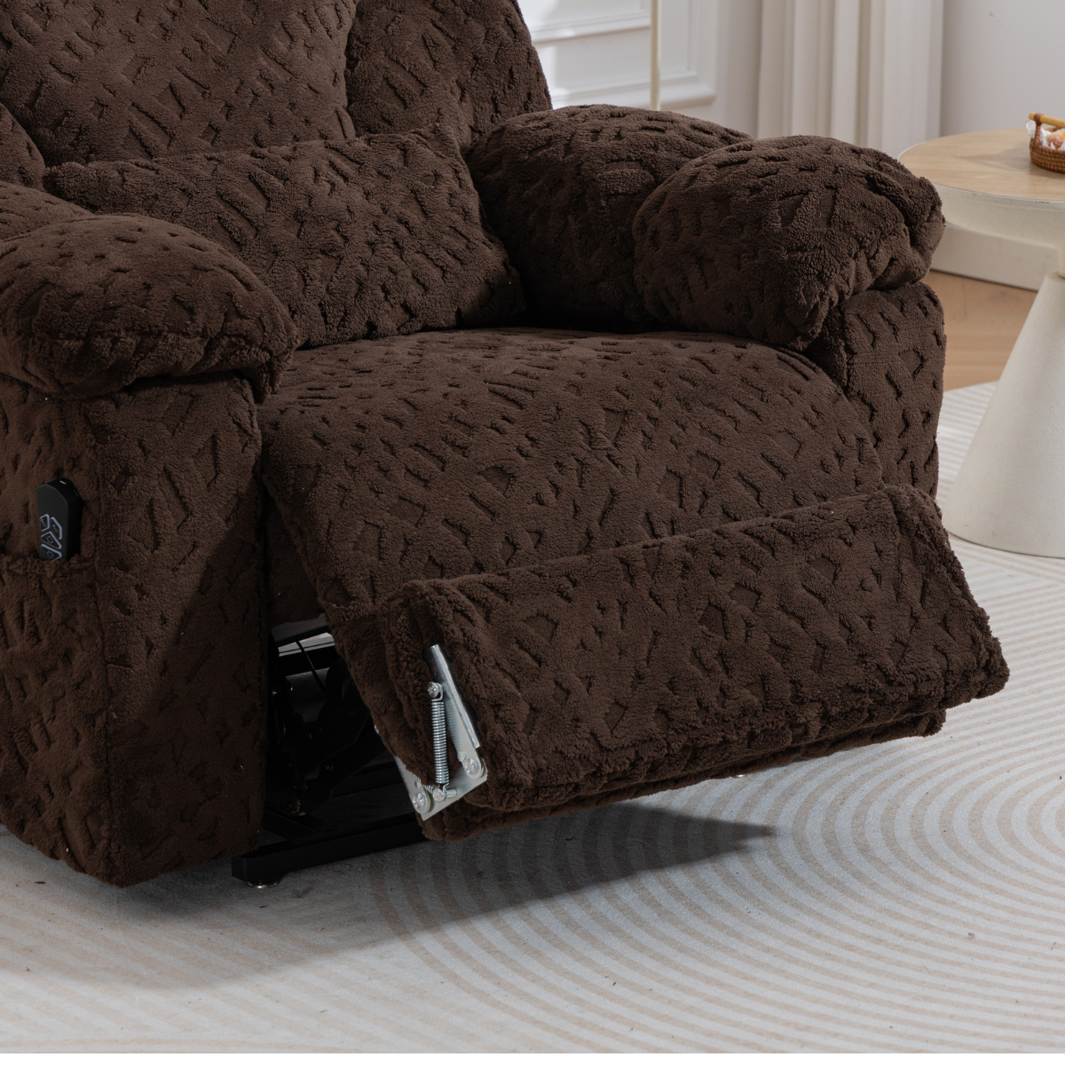 AirCell Massage Lift Chair – 28 Inch Wide Seat, 500-LBS Capacity with Extended Footrest