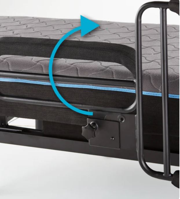 RiseEase™ Bed – From Rest to Standing - Blue