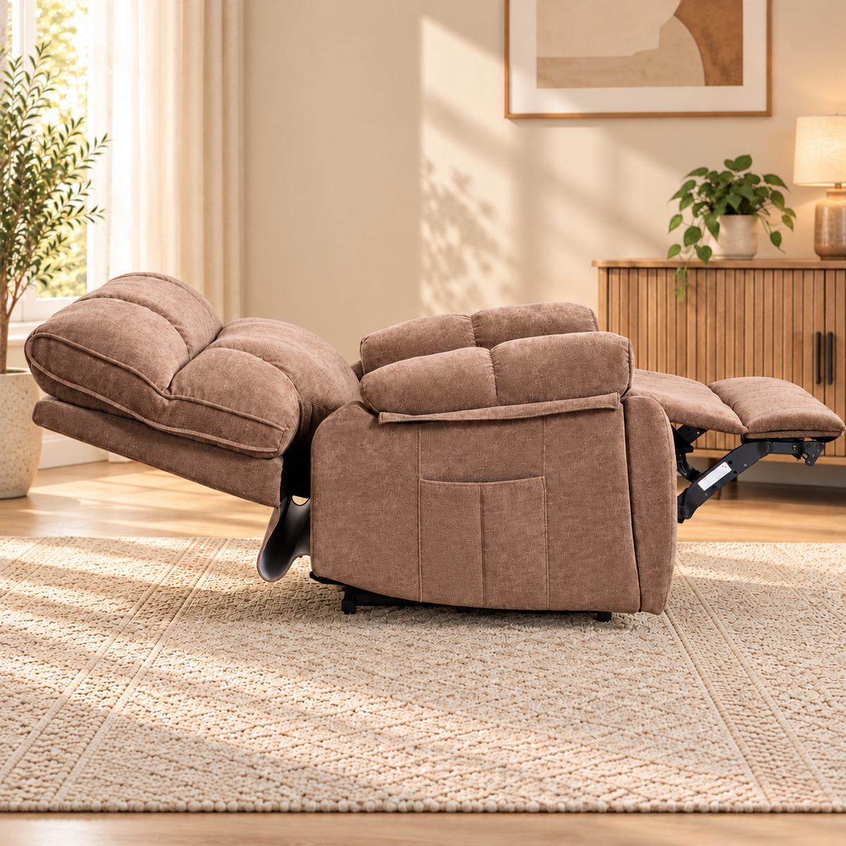 NestingCloud 2.0 Oversized Dual-Motor Power Lift Recliner Chair with Heat & Massage