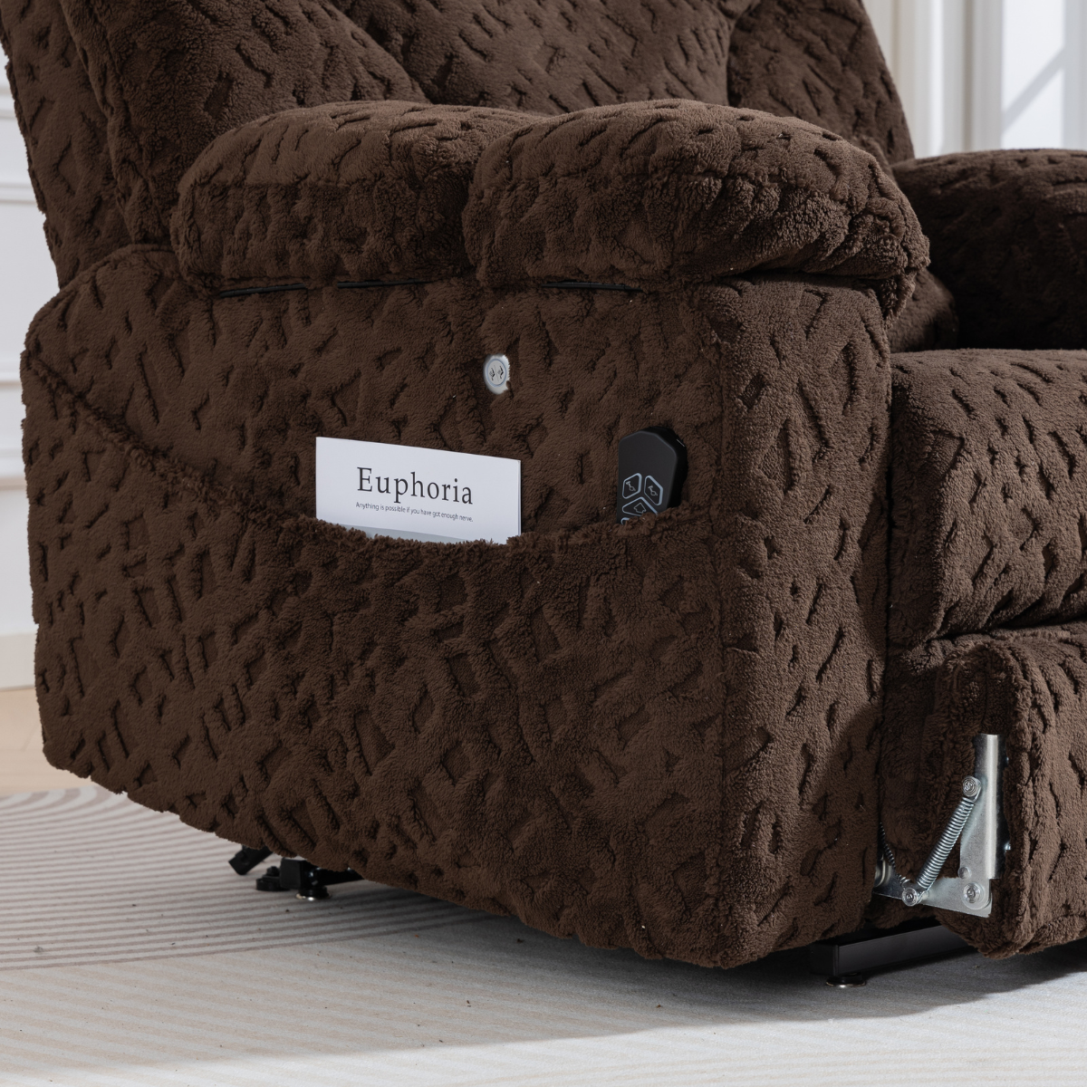 AirCell Massage Lift Chair – 28 Inch Wide Seat, 500-LBS Capacity with Extended Footrest