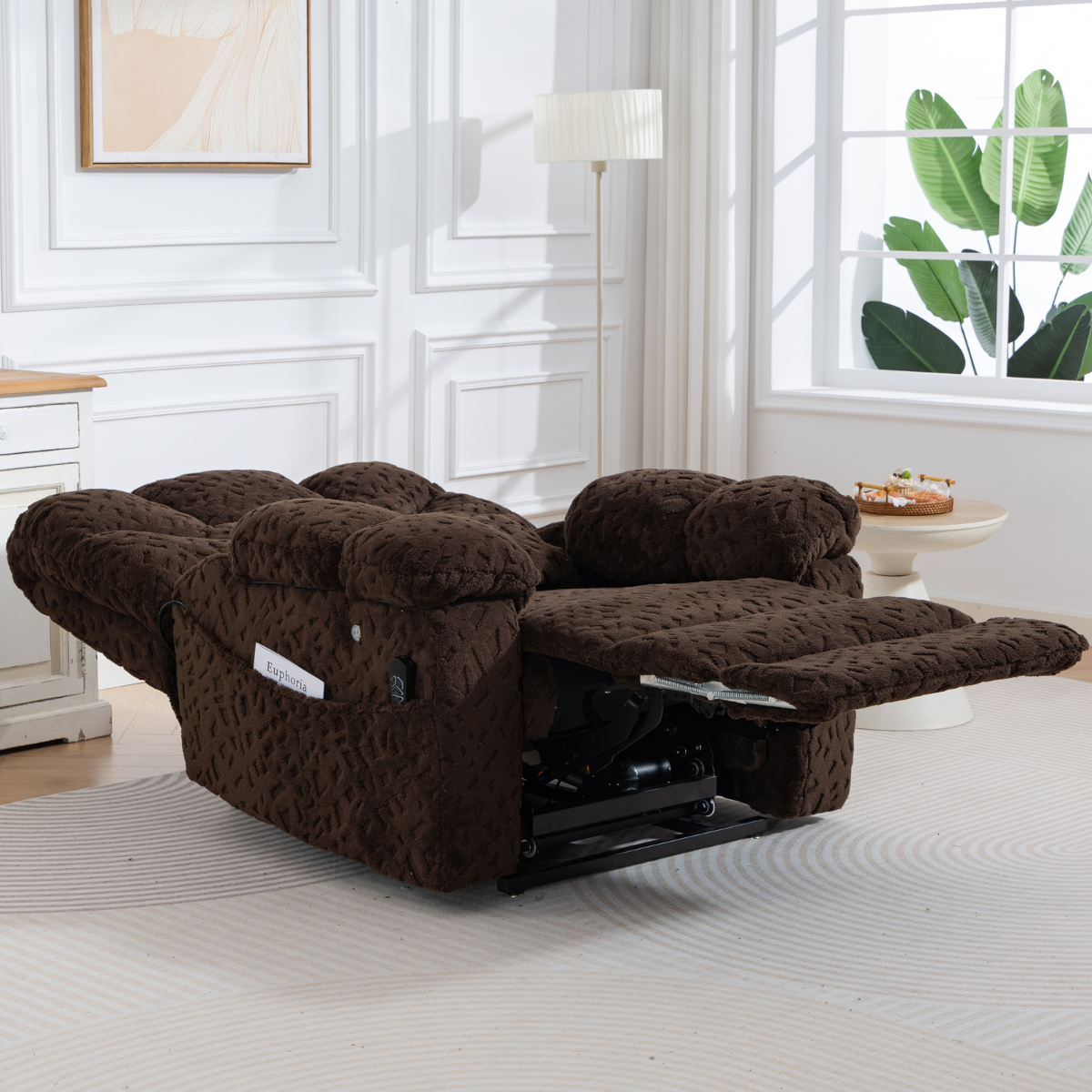 AirCell Massage Lift Chair – 28 Inch Wide Seat, 500-LBS Capacity with Extended Footrest