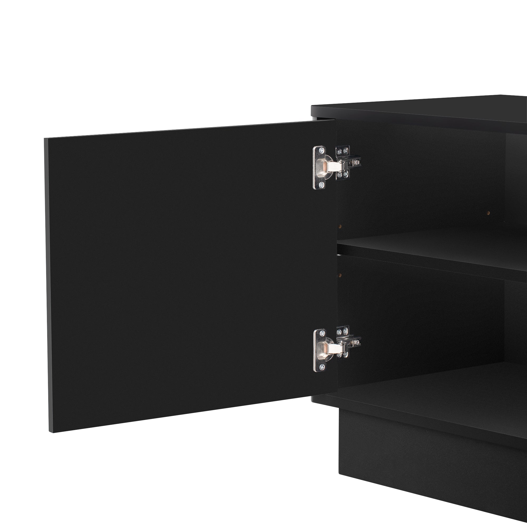 U-Can 4-Door Wave Cabinet with LED Accent.