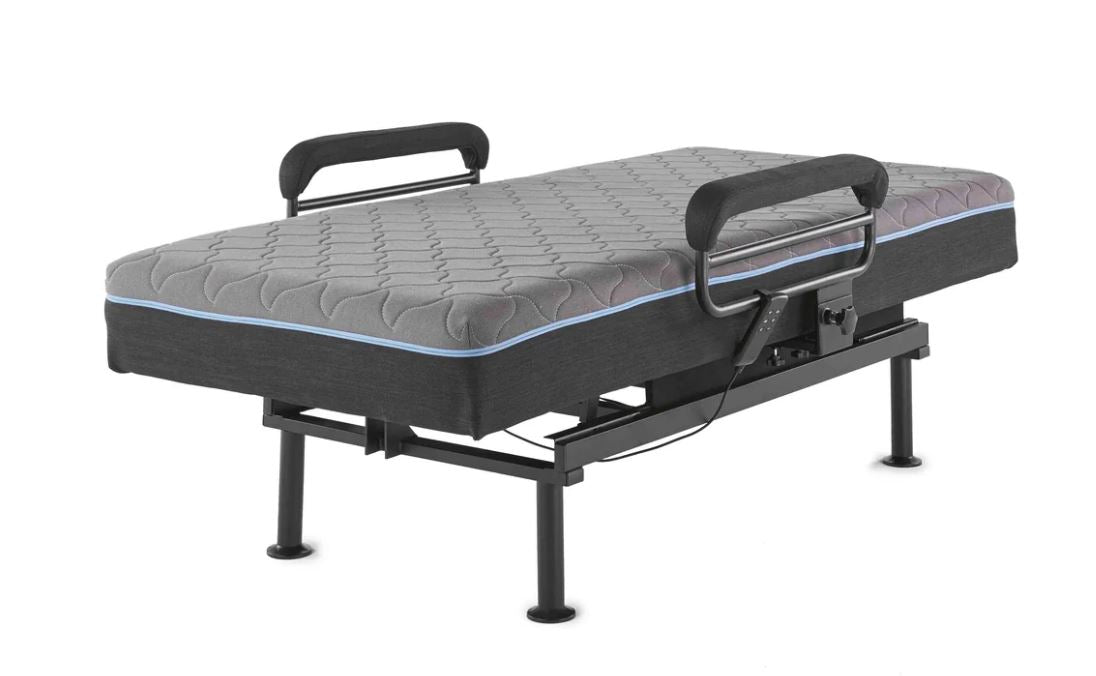 RiseEase™ Bed – From Rest to Standing - Blue