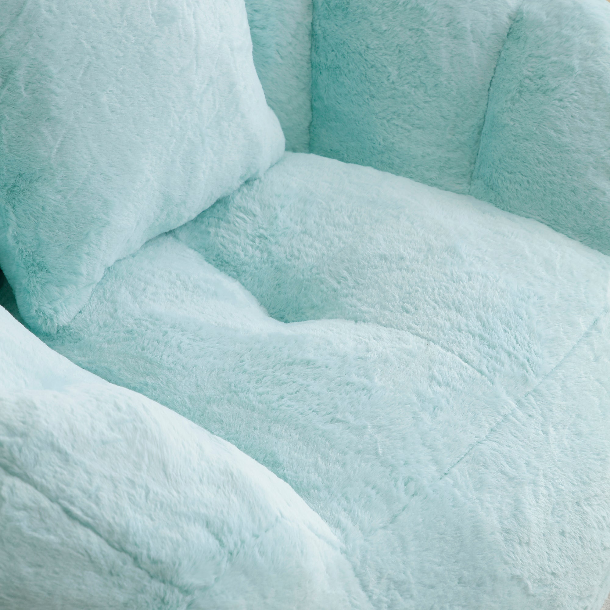 Foam Bean Bag Chair with Footrest.