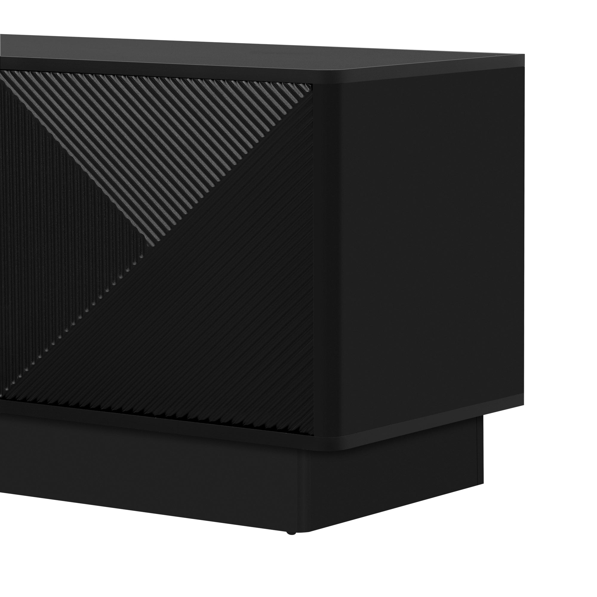 U-Can 4-Door Wave Cabinet with LED Accent.