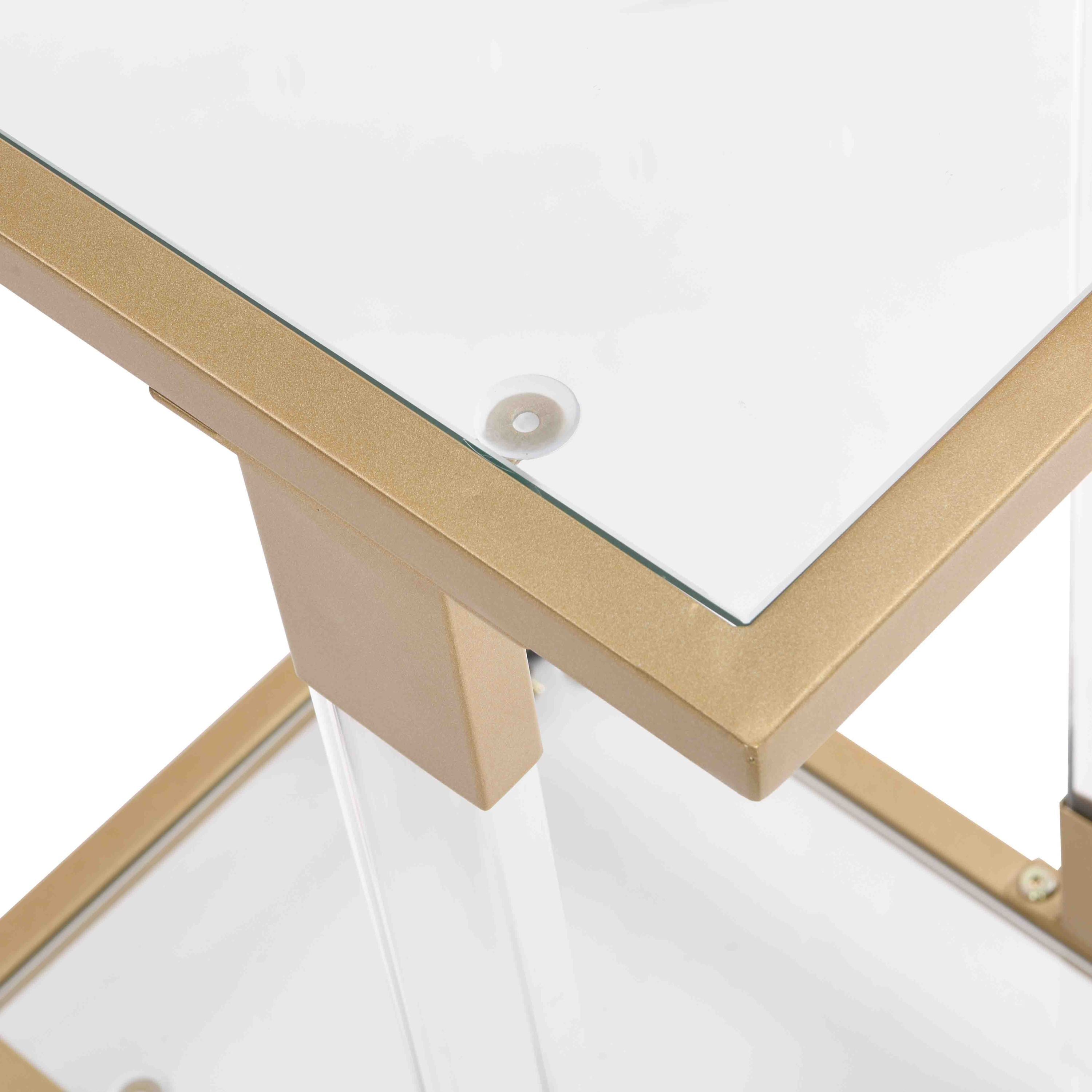 Golden Side Table.