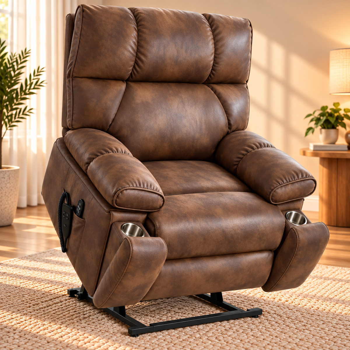 NestingCloud 2.0 Oversized Dual-Motor Power Lift Recliner Chair with Heat & Massage
