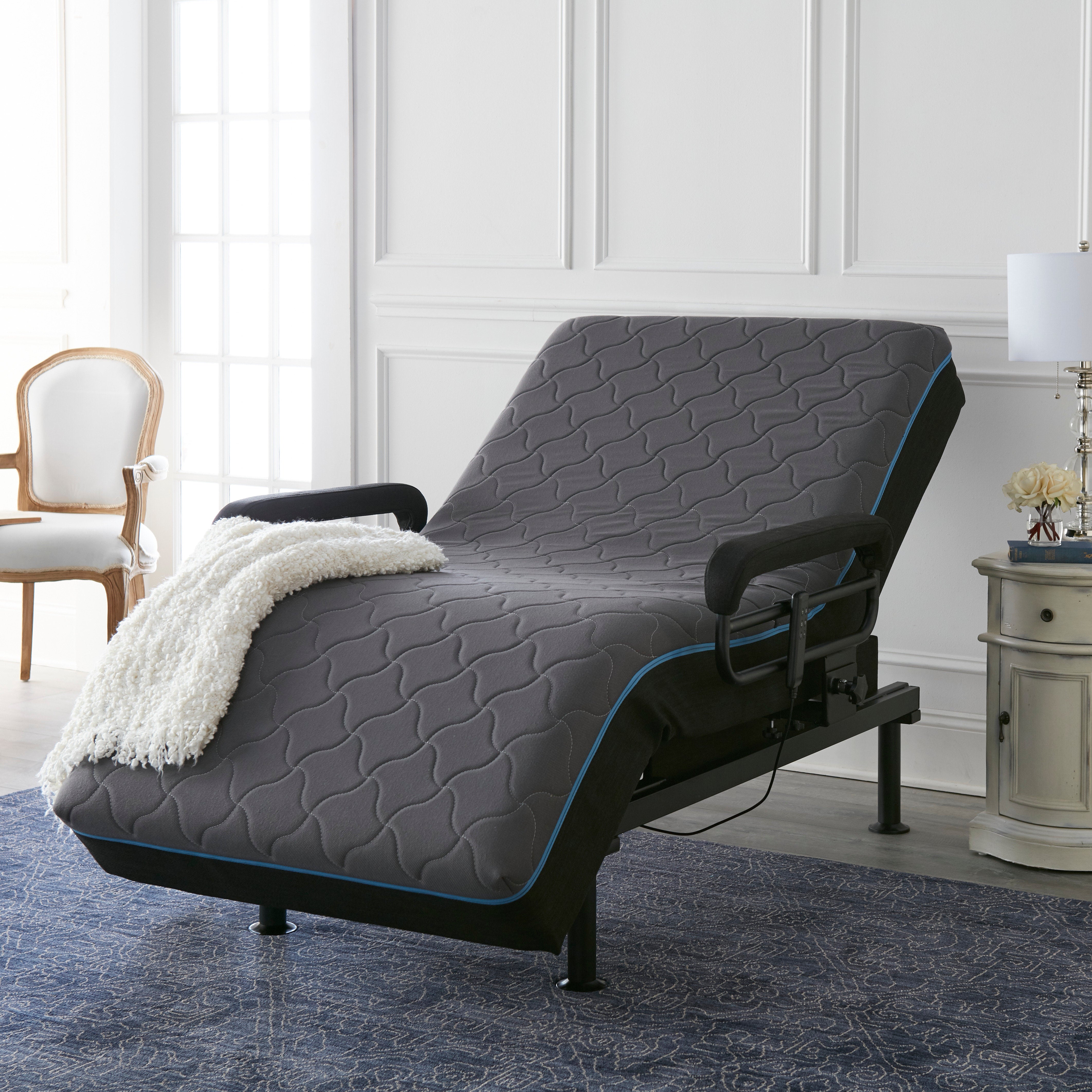 RiseEase™ Bed – From Rest to Standing - Blue