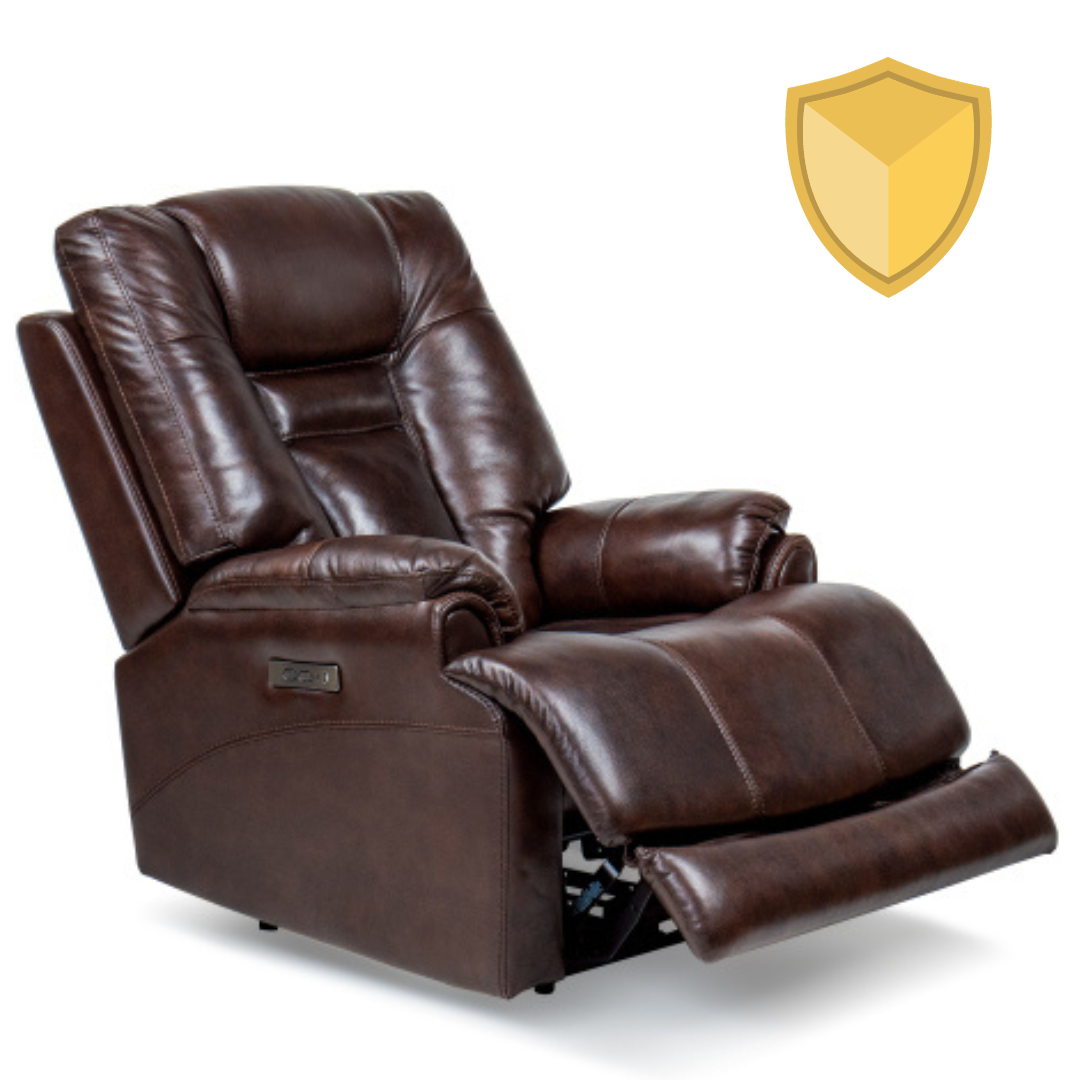 Cloud 9 Lounge Chair 37.5 Width Zero Gravity Power Recliner with Power Headrest Chocolate Brown (FREE 2 Years Warranty)