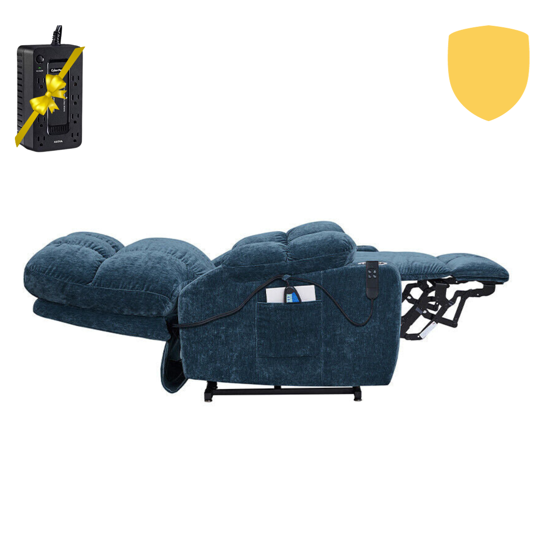 NestingCloud Lift Chair with Dual Motor, 180° Lay Flat Recliner, With