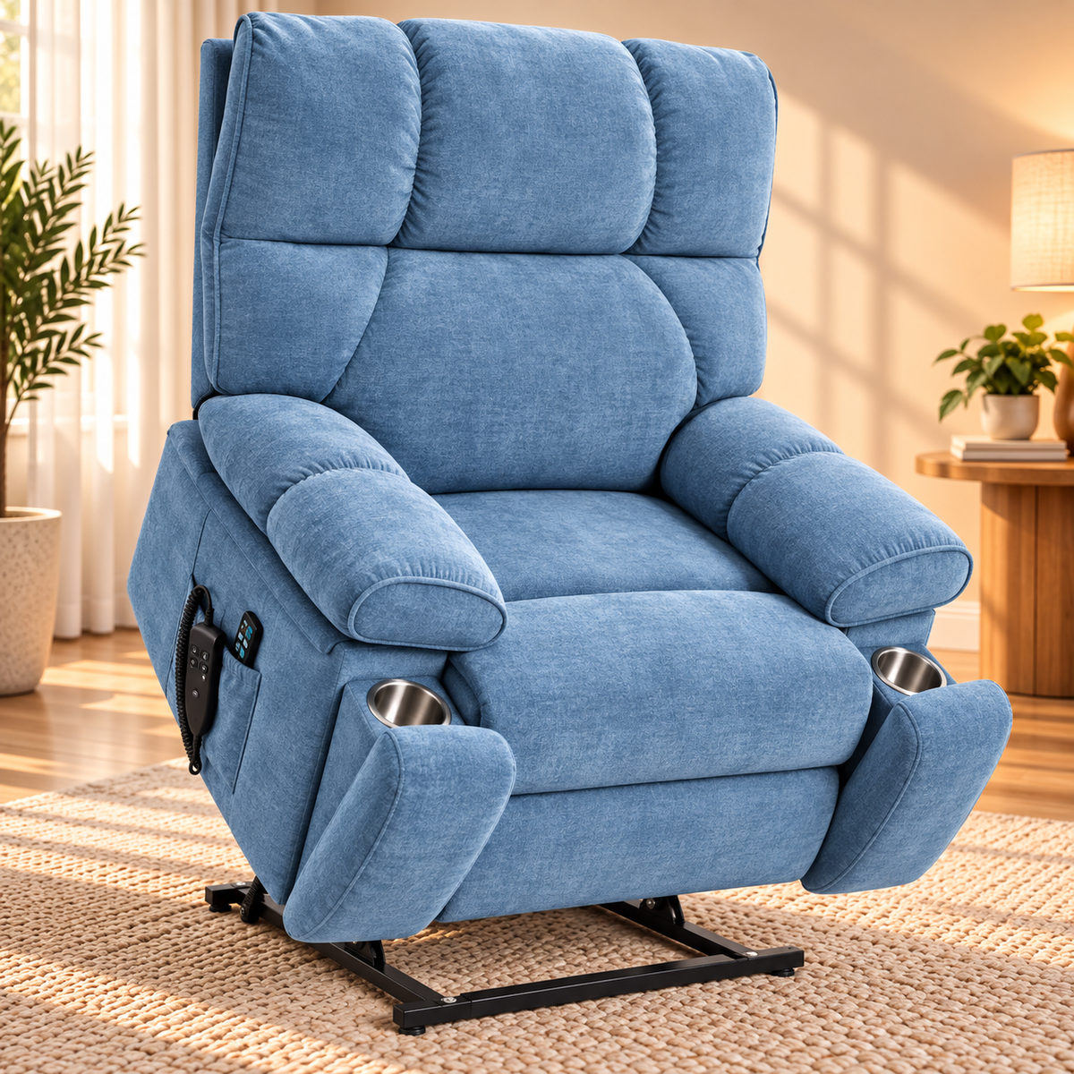 NestingCloud 2.0 Oversized Dual-Motor Power Lift Recliner Chair with Heat & Massage