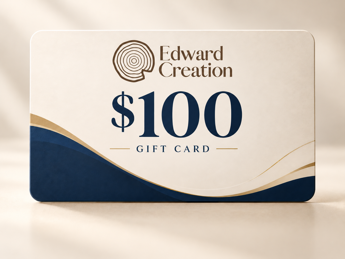 Edward Creation $100 Gift Card with original brown logo