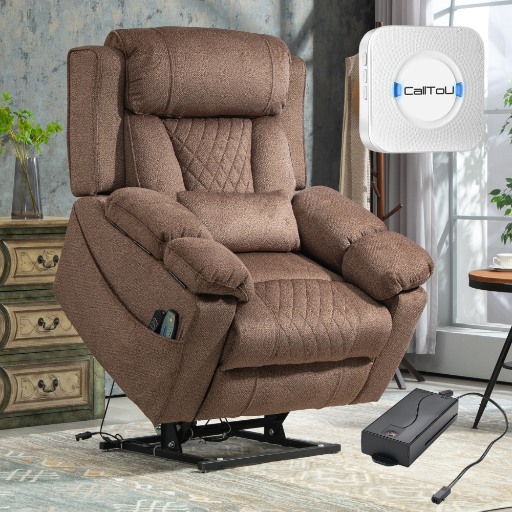 Stash Ease Oversized Lift Chair, 28 Inch Wide Seat (Free Pager)