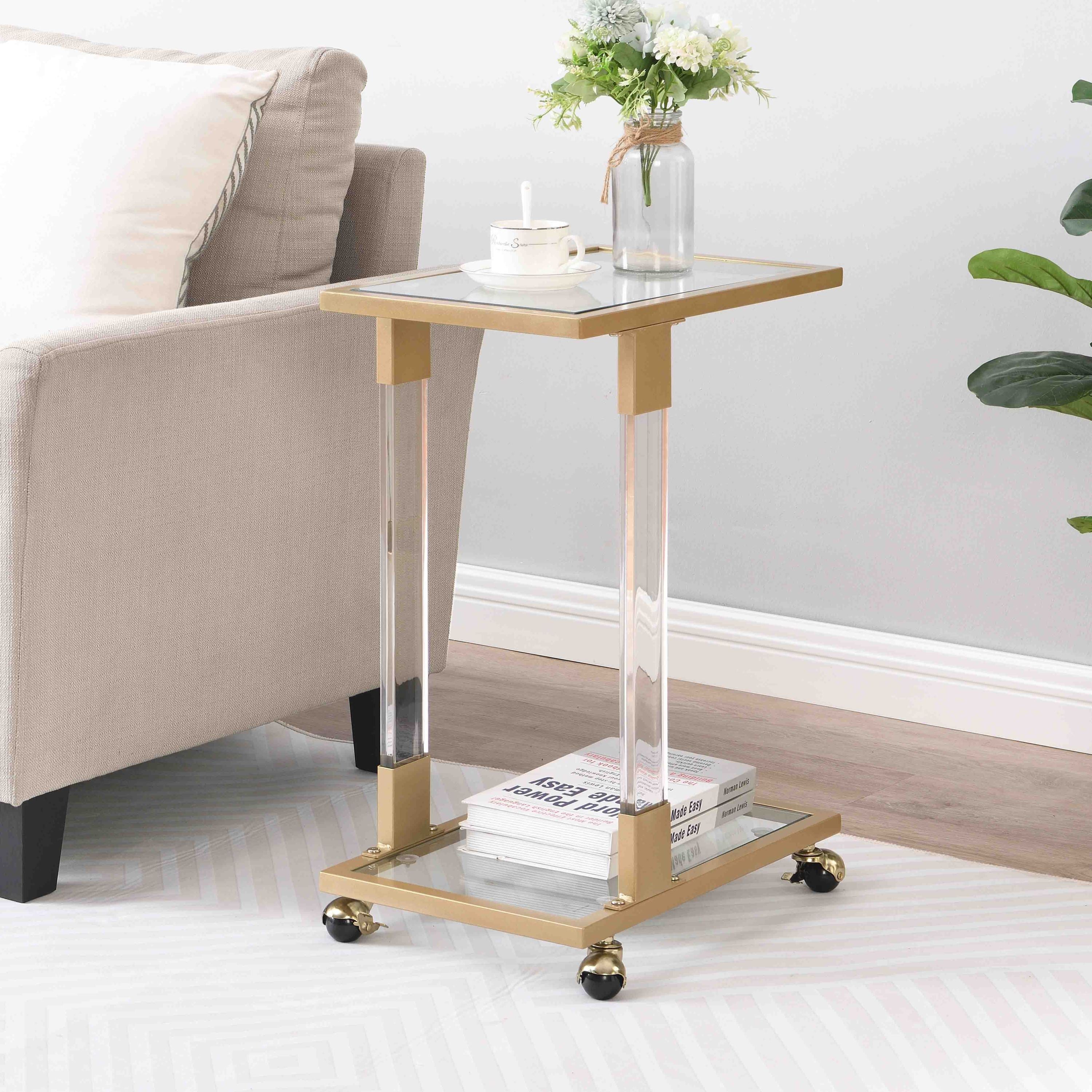 Golden Side Table.