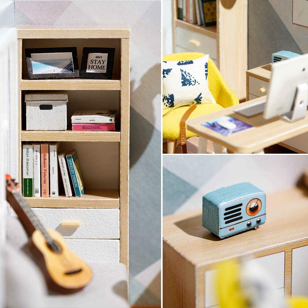 DIY Wooden Dollhouse Kit Plus Dust Proof (Add 1 per Order).