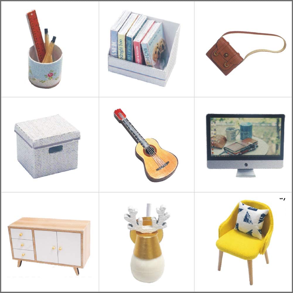 DIY Wooden Dollhouse Kit Plus Dust Proof (Add 1 per Order).