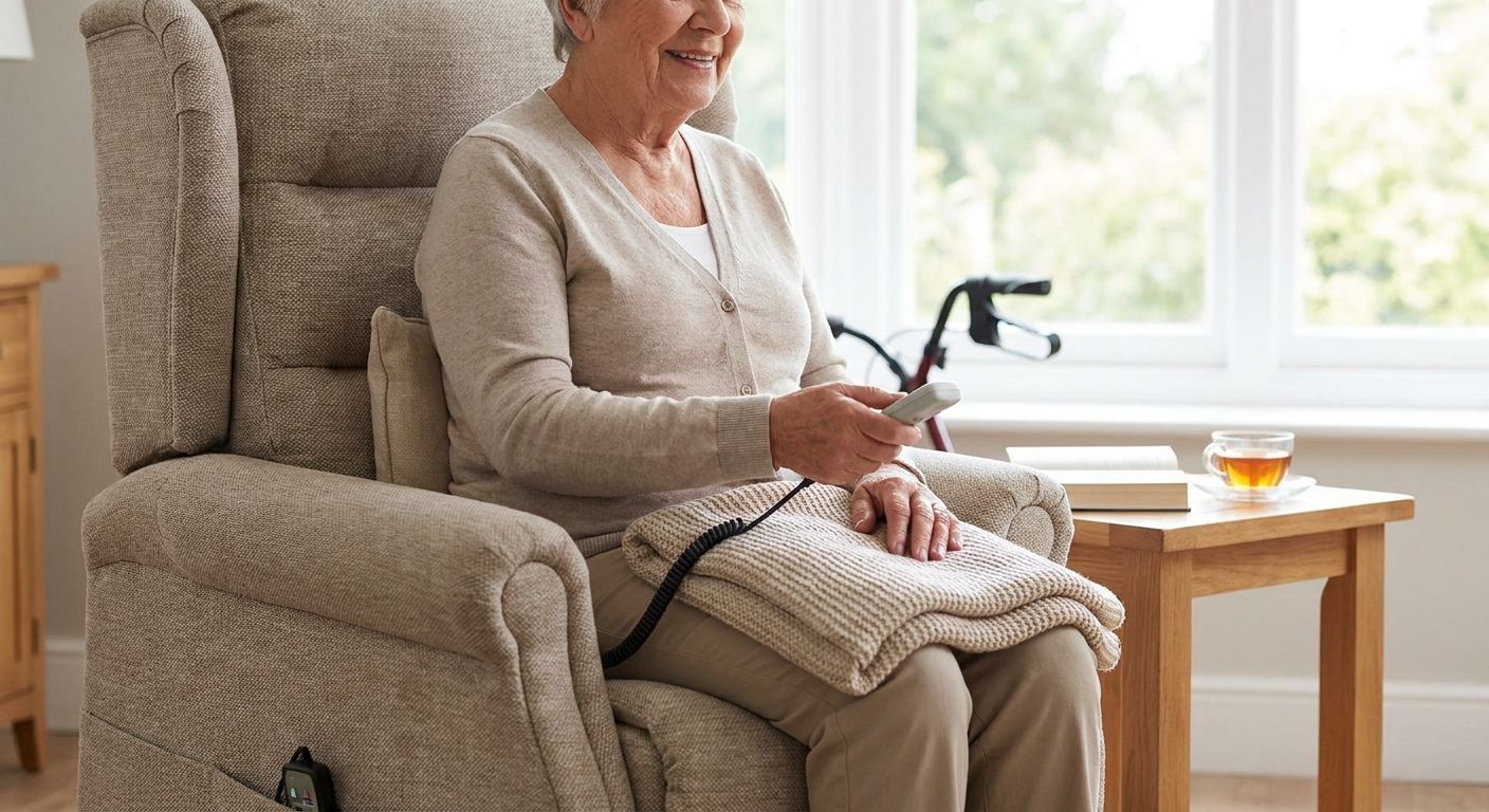 Lift chairs for spinal stenosis and lower back pain