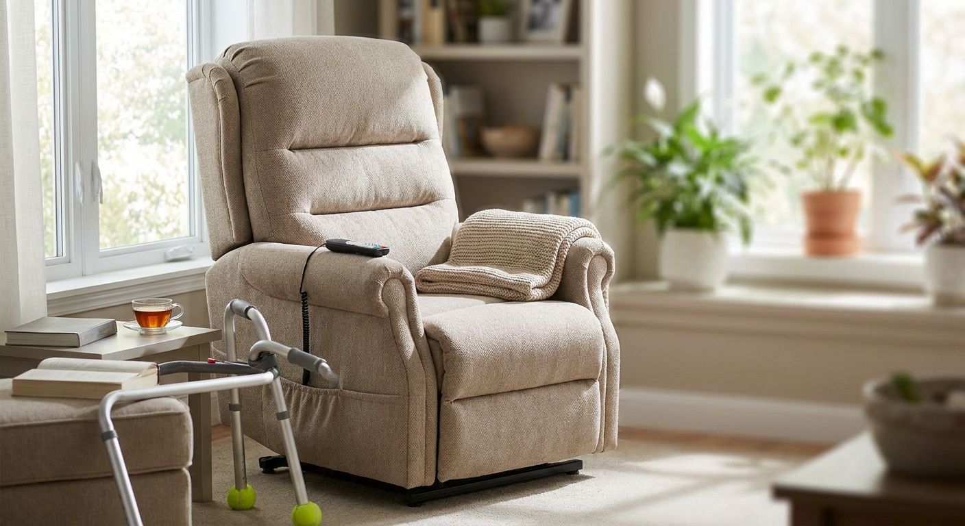 Lift chairs for hip replacement recovery