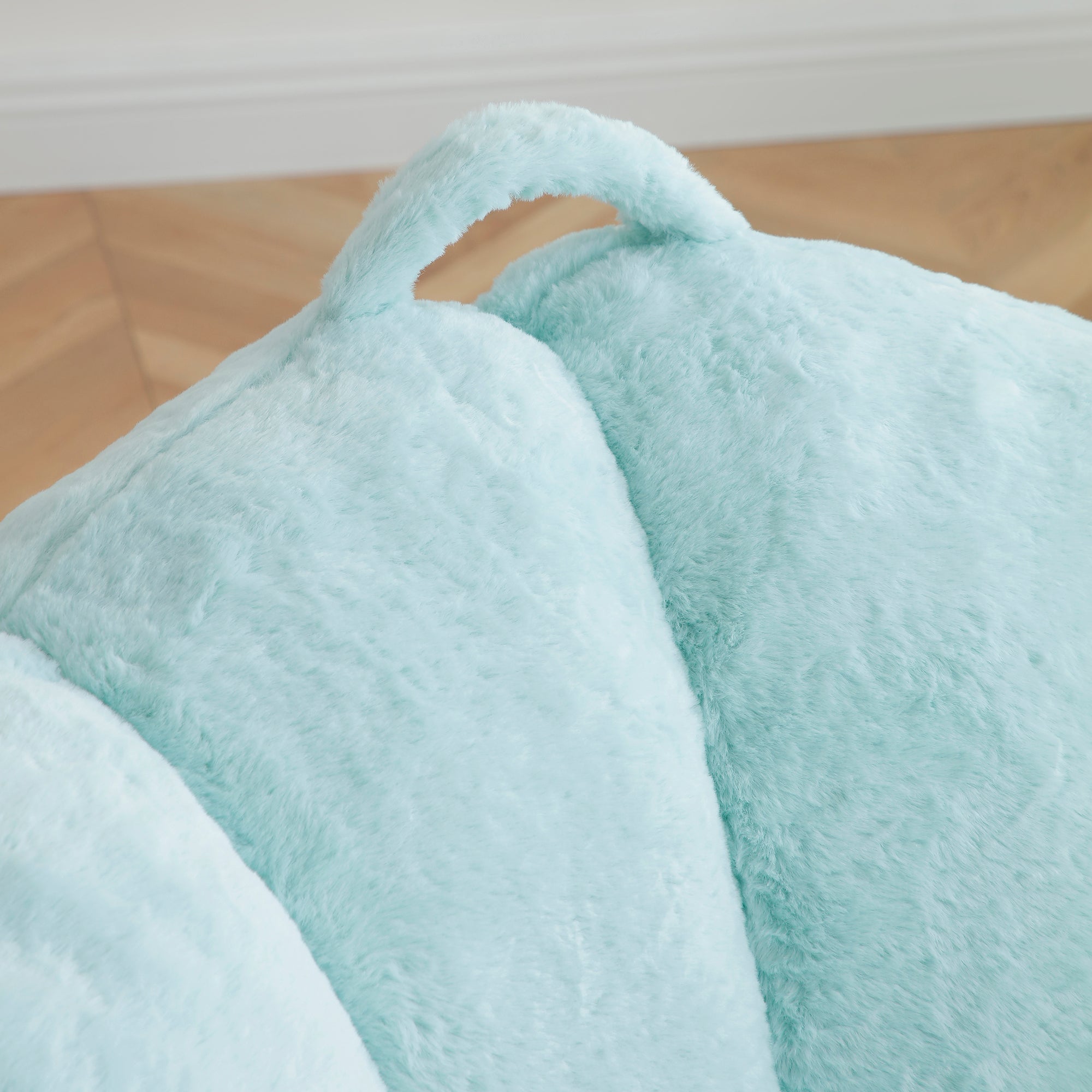 Foam Bean Bag Chair with Footrest.