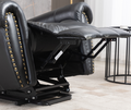 Atlas Faux Leather Lift Chair - Black (FREE 2 Years Warranty and Neck Massager)