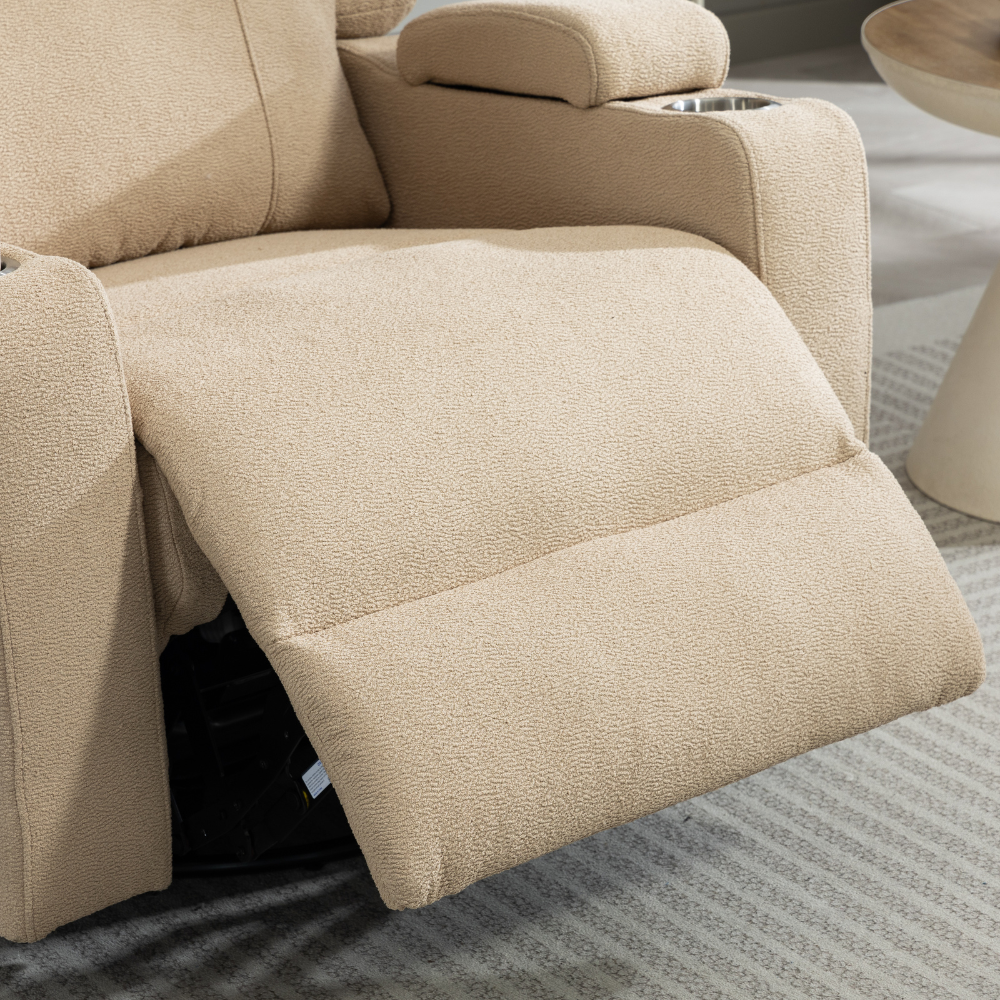Luna Swivel Rocker - Power Recliner with Heat & Massage