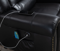 Atlas Faux Leather Lift Chair - Black (FREE 2 Years Warranty and Neck Massager)