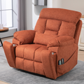 LuxQuad Lay Flat Lift Chair, 25.5 Inch Wide Seat, The First 4 Motors Lift Chair, Sunset Rose (FREE 2 Years Warranty)