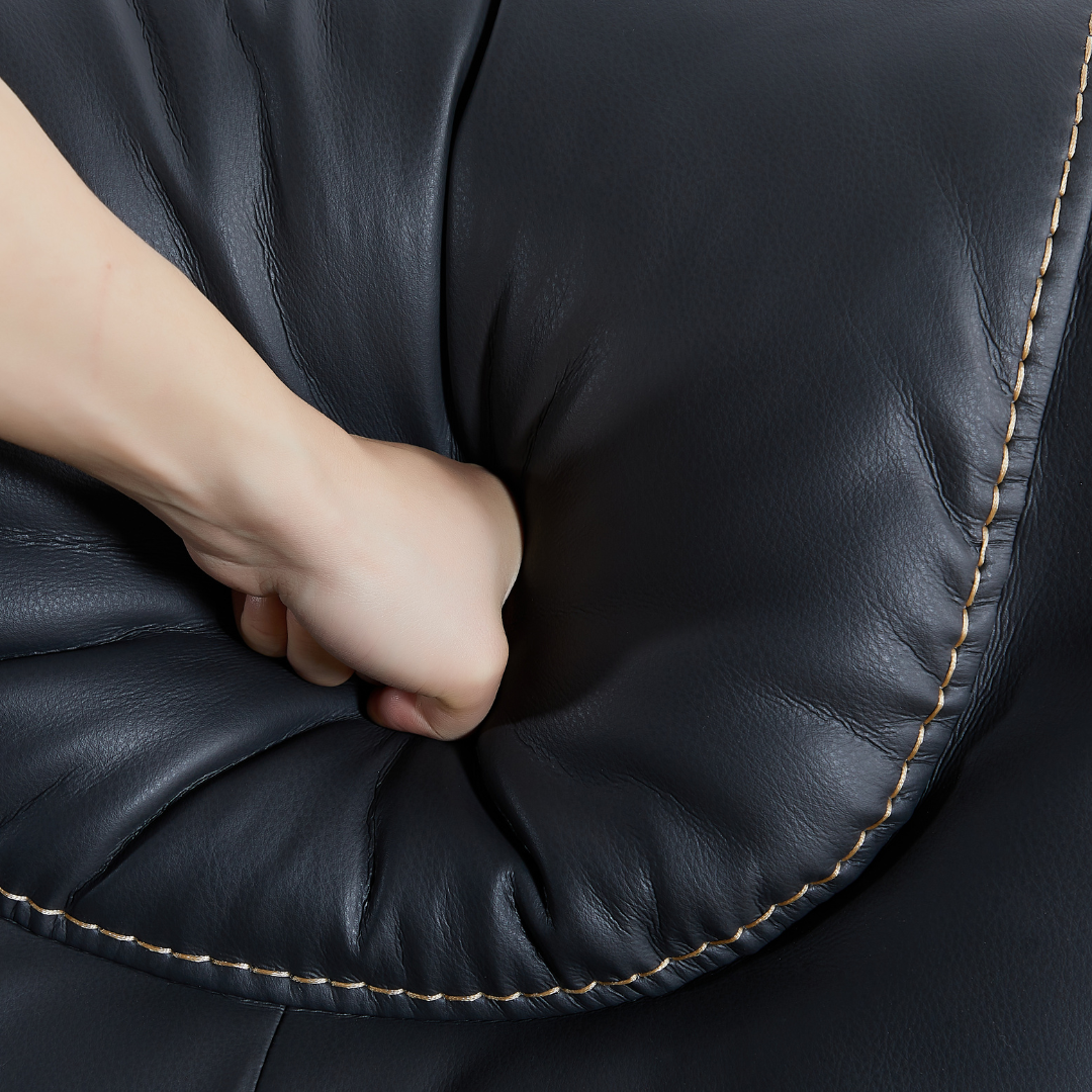 CloudFloat Recliner Chair with Heat and Massage, 139 Degree True Zero Gravity, with Heat and Massage Faux Leather Black (FREE Eye Massager).