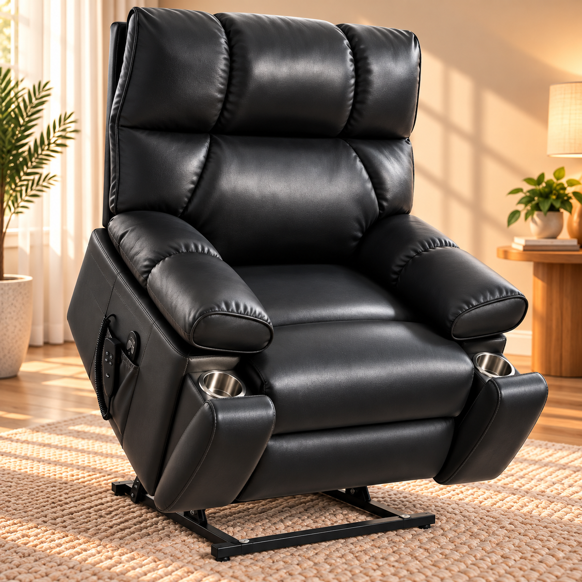 NestingCloud 2.0 Oversized Dual-Motor Power Lift Recliner Chair with Heat & Massage