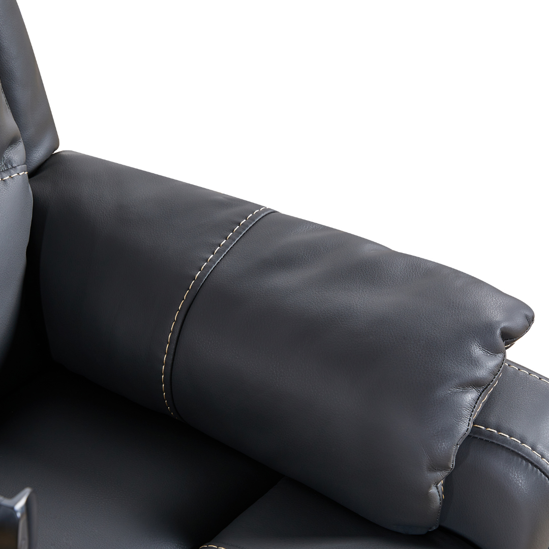 CloudFloat Recliner Chair with Heat and Massage, 139 Degree True Zero Gravity, with Heat and Massage Faux Leather Black (FREE Eye Massager).