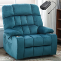 BulkyRiser Lift Chair, 25 Inch Extra Wide Seat with Back Up Battery,Teal (Free 2 Years Warranty)