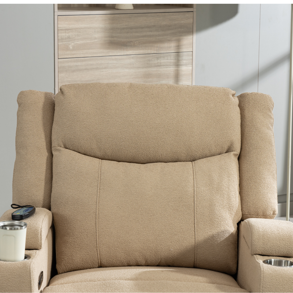 Luna Swivel Rocker - Power Recliner with Heat & Massage
