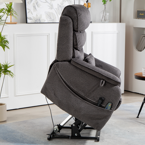 Knight Lay Flat Lift Chair, Extra Wide, Wireless Charging Side Table ...