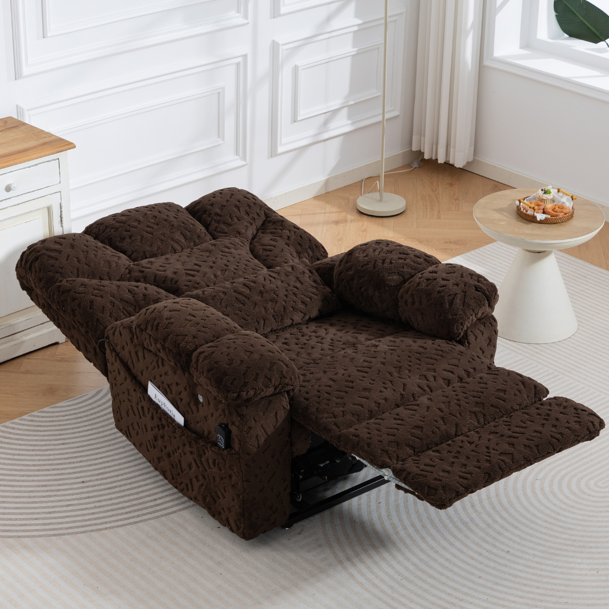 AirCell Massage Lift Chair – 28 Inch Wide Seat, 500-LBS Capacity with Extended Footrest
