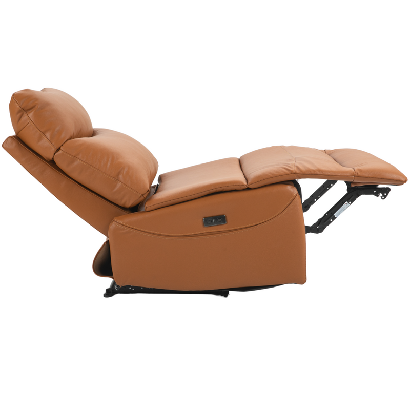ComfortCraft Leather Recliner - Orange.