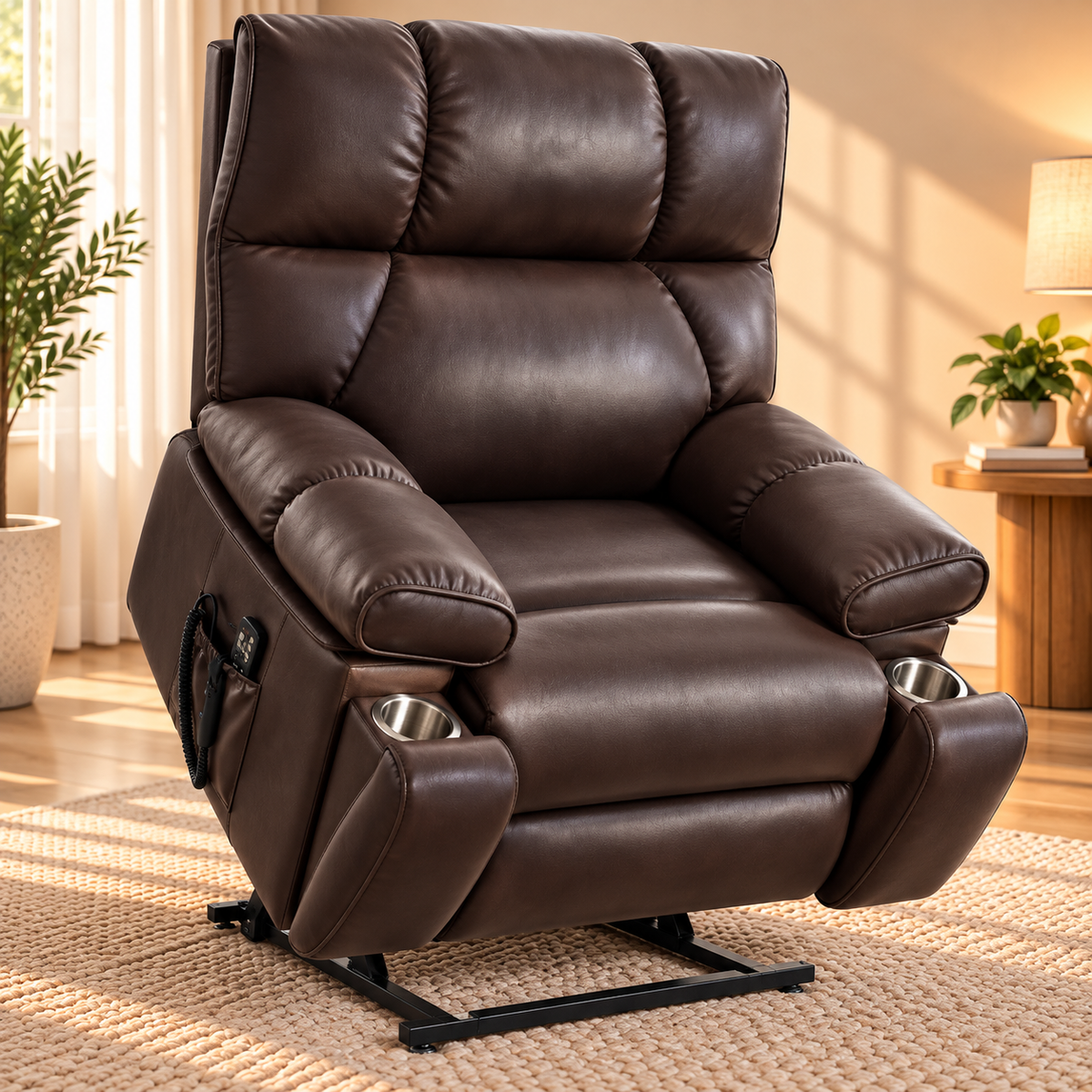 NestingCloud 2.0 Oversized Dual-Motor Power Lift Recliner Chair with Heat & Massage