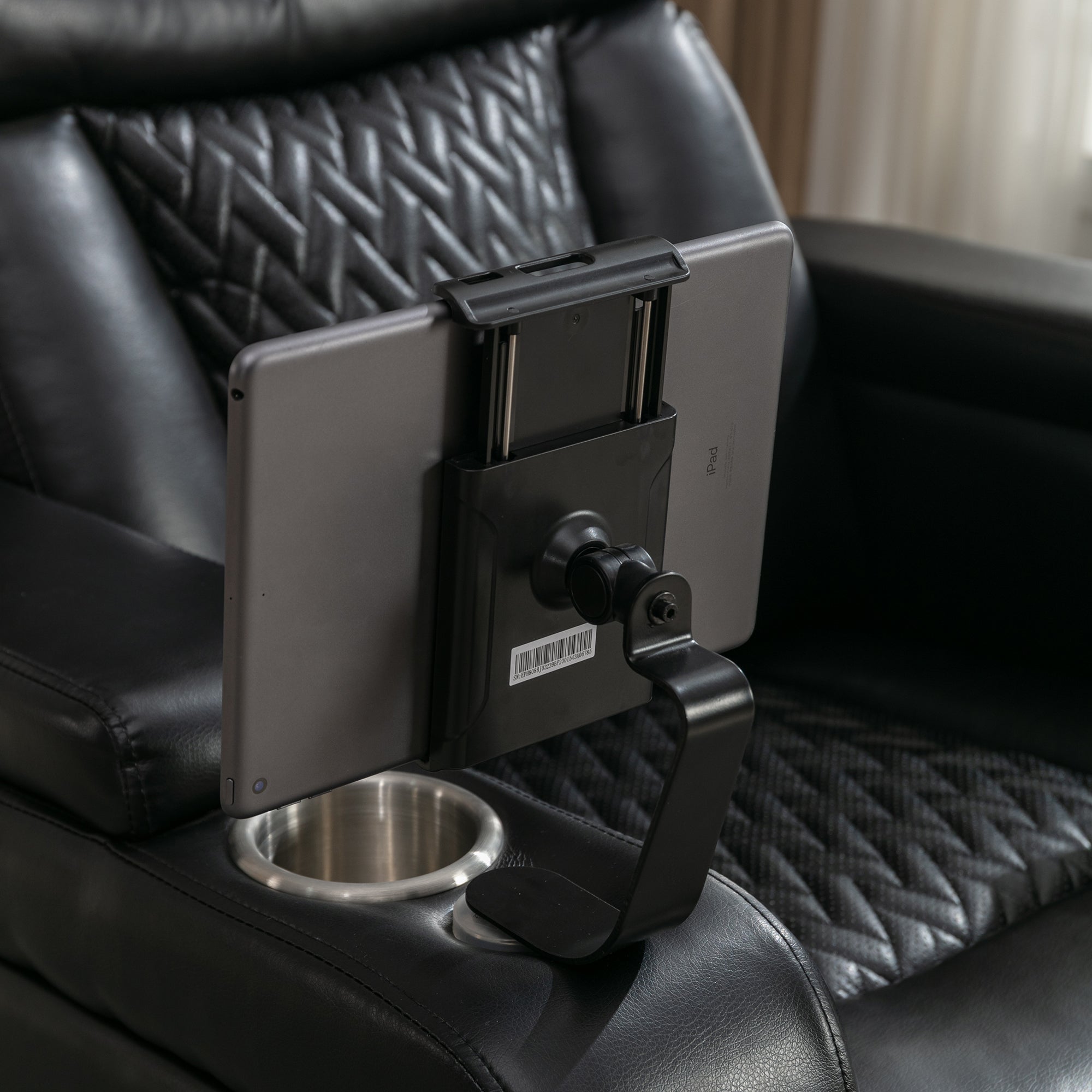 270 Degree Swivel PU Leather Power Recliner