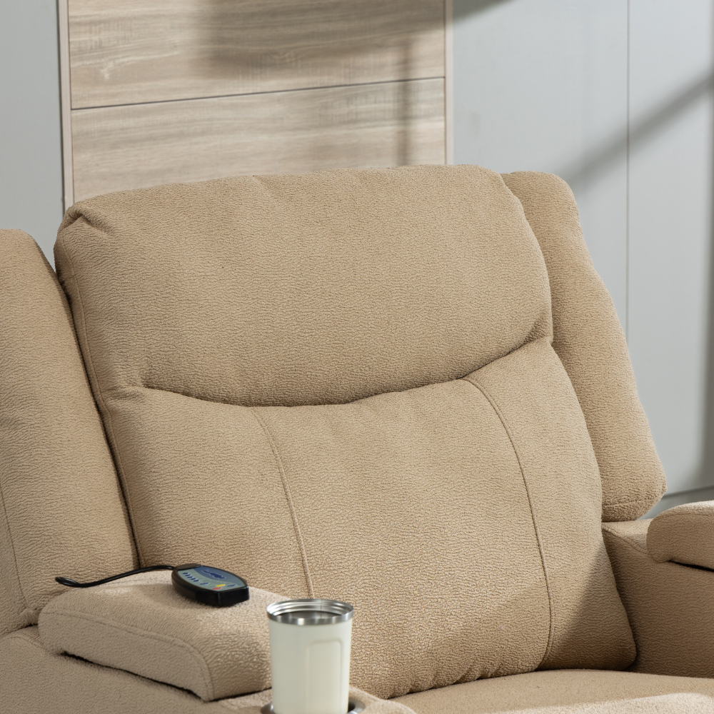Luna Swivel Rocker - Power Recliner with Heat & Massage