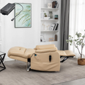 SleepingTitan Lift Chair, Extra Wide with Dual Motor, 180° Lay Flat Recliner, With Back Up Battery, Beige ‪(FREE 2 Years Warranty)