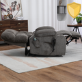 Bulkyriser 2.0 Lay Flat Lift Chair, 25.6 Inch Wide Seat, Light Gray
